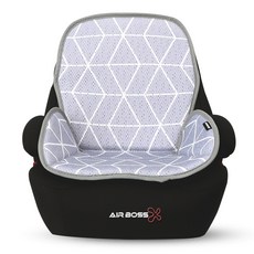 에어보스 록키아이 부스터 카시트 + 3D 쿨시트 세트, 시크블랙 + 랜덤 발송