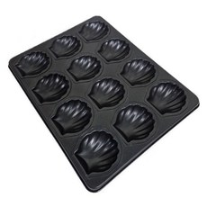 扇貝瑪德蓮烤盤 12孔, 1個