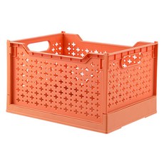多孔收納整理箱 RK_643, 橘色, 1個