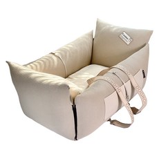 두그루 강아지 카시트 올라운드, 베이지, 1개