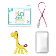 ange 最佳出牙套裝, 混合顏色, 1套, 固齒器 + 收納盒 + 掛繩