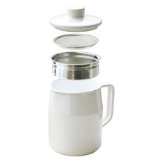 FUJIHORO 琺瑯油壺 1L, 1組, 11cm