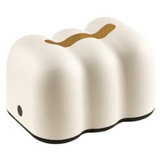 Woni's Home奶油色面紙盒, 1個, 白色