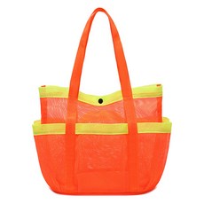 Block Mart 網眼沙灘包, 橘色