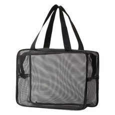 블럭마트 물빠짐 목욕가방, 블랙