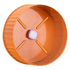 Yoreongae 單色低噪音小動物滾輪 21cm, 1個, 橘色