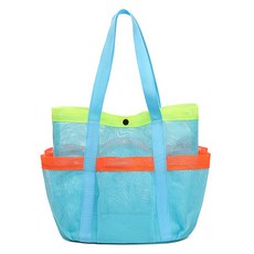 Block Mart 網眼沙灘包, 天藍色