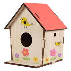 영공방 큰 새집 만들기 목재 입체퍼즐 CM859, 1개