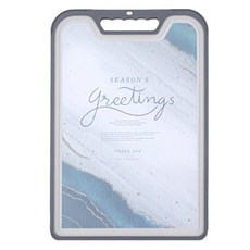 boral 廚房不銹鋼316雙面菜板BR-CB316, 銀, 1個