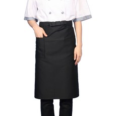 SF 時尚腰圍基本款圍裙 M, 1個, 黑色