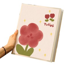 DAYSOY Hello Animal 大容量相簿 直式 11.8 x 16.1cm, TYPE 13 鬱金香, 100張