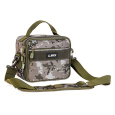 LeoFishing 釣魚輔助斜背包, 迷彩