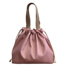 Market Pio 簡約素色防水便當袋, 款式1, 1個