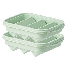 Nanu Dam 方形製冰盒, 2個, 薄荷綠