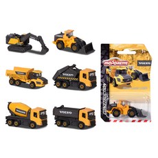 maJORETTE 美捷輪 Volvo 重裝備版合金迷你車 6件組, 混合顏色, 1個