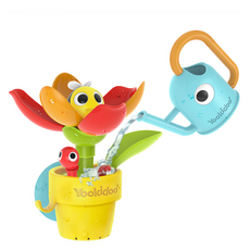 Yookidoo 喝水鬱金香與蜜蜂朋友洗澡玩具組 40221, 混合顏色