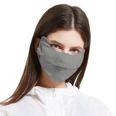 UV BLOCK 易呼吸防曬口罩 UV002, 灰色