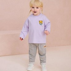 milkmile 幼童Twabear標籤長褲