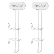 withWIN 헤어 고데기 매직기 보관 홀더, 2개, 화이트