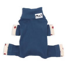 MONCHOUCHOU Everyday with MCC 狗狗連身衣, 1個, 藍色