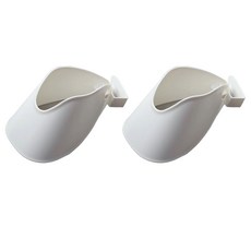 WithWin 簡易吹風機掛架, 白色, 2個