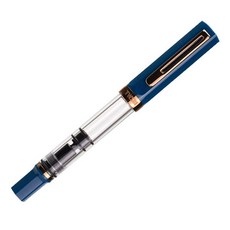 TWSBI 三文堂 環保鋼筆, EF, 靛藍+古銅色