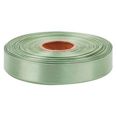 프리미엄 유광 단면 공단 리본 20mm, 40 카키, 1개, 45m