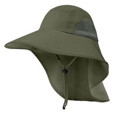 바코젤 등산 햇빛가리개 모자, 다크 그린