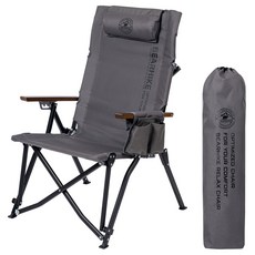 Bearhike 角度調節放鬆露營椅 BHC-01, 1個, 炭灰色