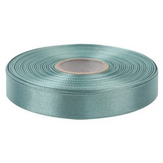 프리미엄 유광 단면 공단 리본 20mm, 42 청카키, 1개, 45m