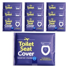 Good&Will 一次性馬桶坐墊紙 加大尺寸 80入, 白色, 10個