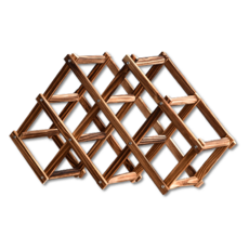 Scawise 木質6瓶裝紅酒架, 1個, 胡桃木