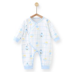 Bebeniz 嬰幼兒四季純棉全開扣長袖連身衣