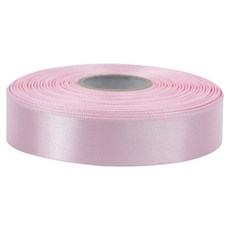 영프라자 유광 단면 공단 리본 25mm, 27 핑크, 1개, 45m