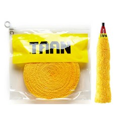 TAAN 泰昂 毛巾吸汗握把TW-X5, 1個, 黃色