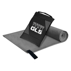 GL1988 GLS 超細纖維多用途乾式運動毛巾, 1個, C9 灰色
