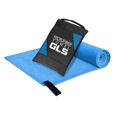 GLS 초극세사 다용도 건식 스포츠 타올, C2 블루, 1개