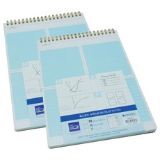 OXFORD 騎馬釘裝訂數學筆記本 B5 80p, 混色, 2個