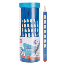 deLi 得力 三角修正大號鉛筆 2B, 藍色, 30個