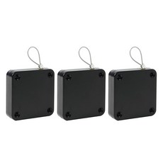 Tree DOTO 免鑽孔鋼絲閉門器 黑色 1.2m, 3個