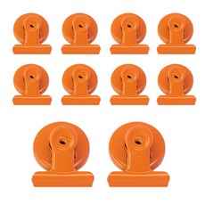 만들하비 초강력 네오디움 자석집게, 오렌지, 10개