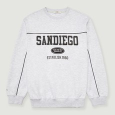 행텐 남성용 파이핑 배색 맨투맨