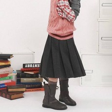 女童Lena毛呢百褶裙 J7754