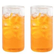 마카 내열유리컵 C-02 370ml, 2개