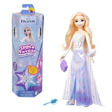 MATTEL 美泰兒 《冰雪奇緣 2》艾莎旋轉和展示娃娃玩具套裝, 混色