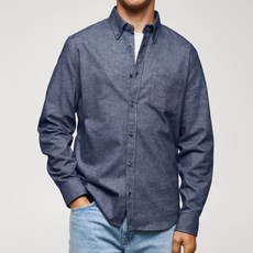 MANGO 男士 TWILL 襯衫 57095949