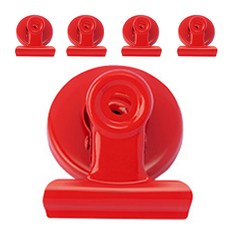 만들하비 초강력 네오디움 자석집게, 레드, 5개