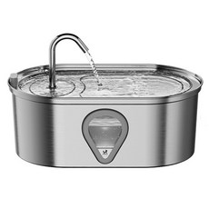 DING DONG PET 寵物大容量全不鏽鋼飲水器 WF170, 1個, 單一顏色