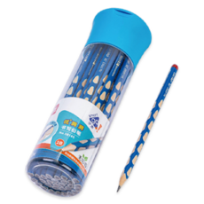 deLi 得力 藍色三角修正鉛筆 2B 30p, 藍色, 1個