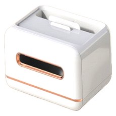 Woni's 多用途收納面紙盒, 1個, 白色